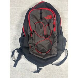 The North Face Jester Backpack.  Black and Red with Laptop Compartment